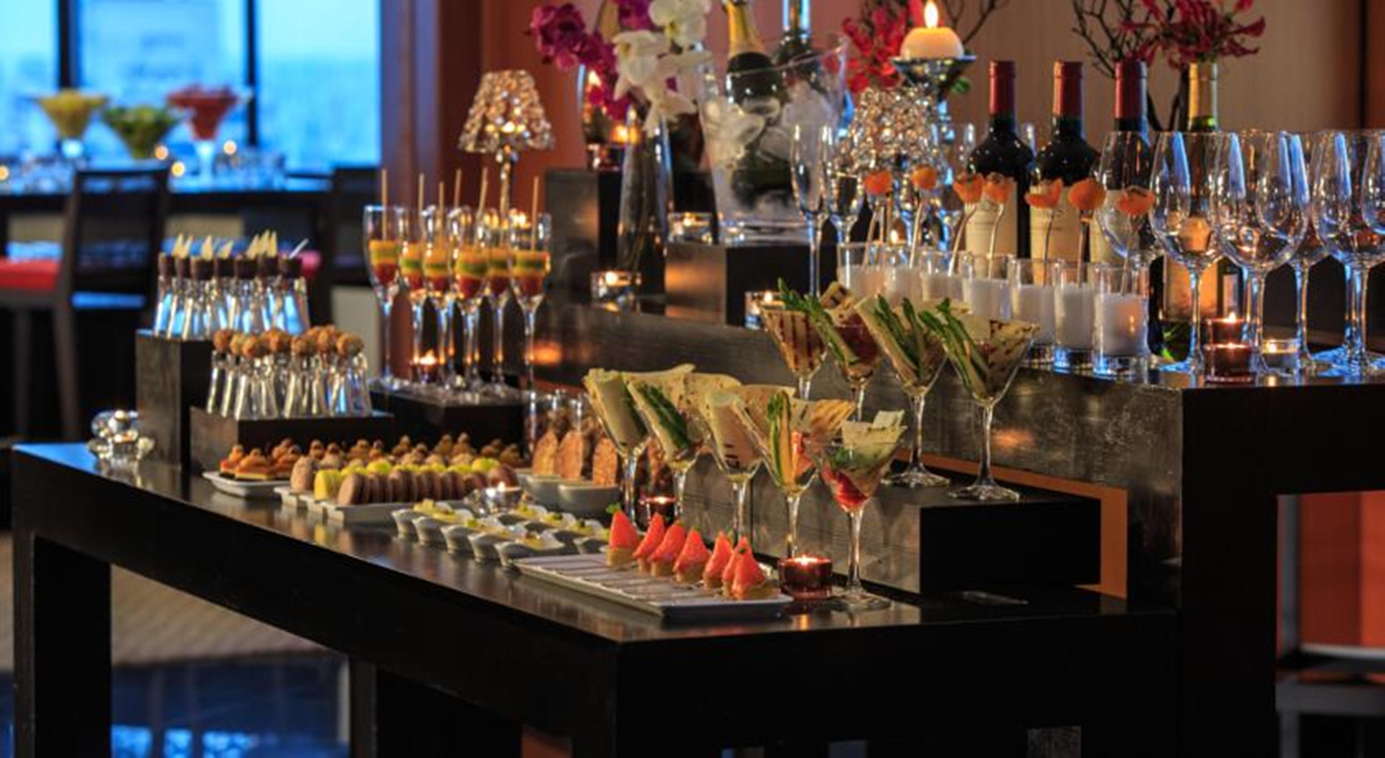 圣保罗万丽酒店 外观 照片 A cocktail buffet
