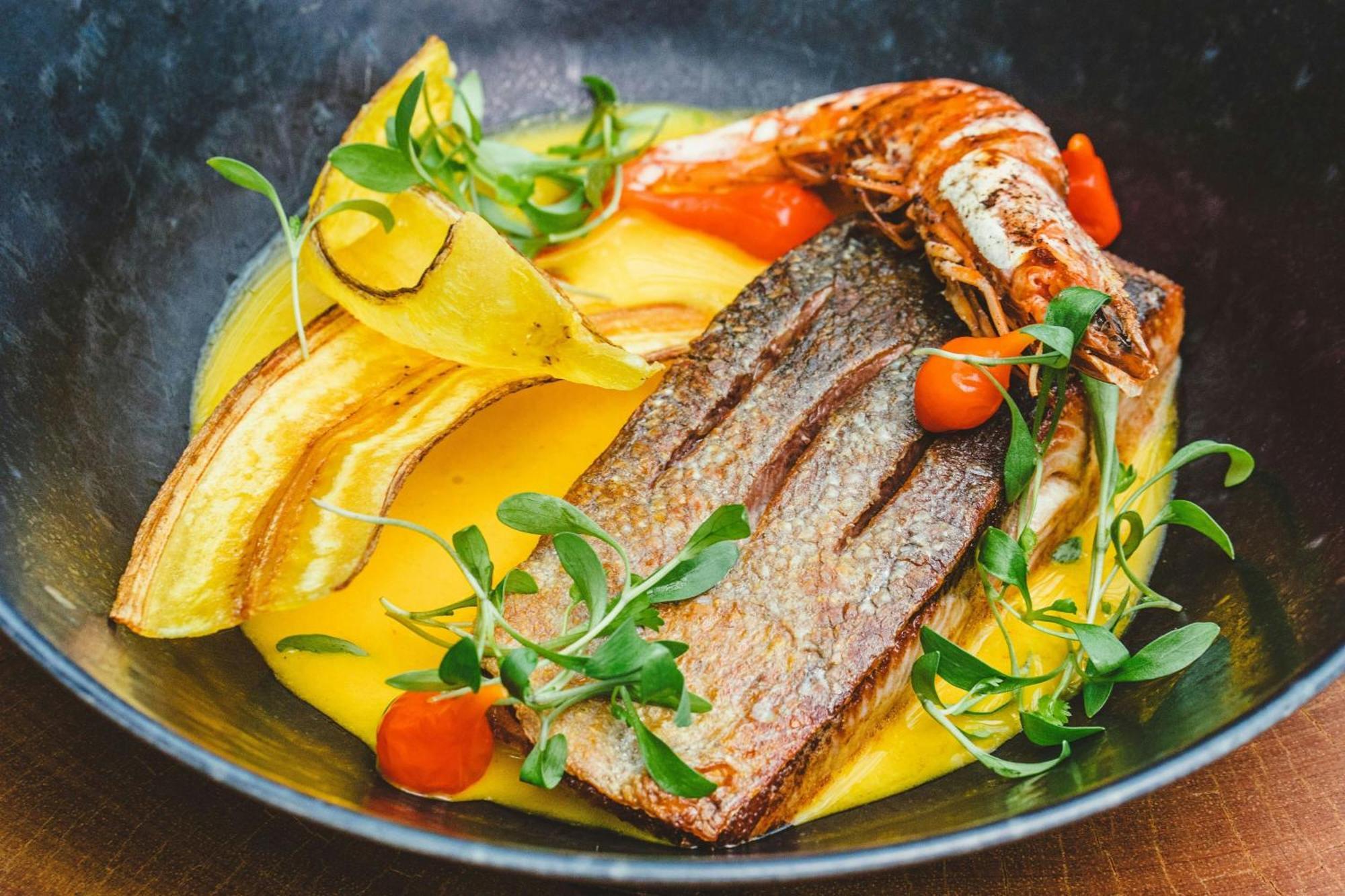 圣保罗万丽酒店 外观 照片 A dish of fish and plantain